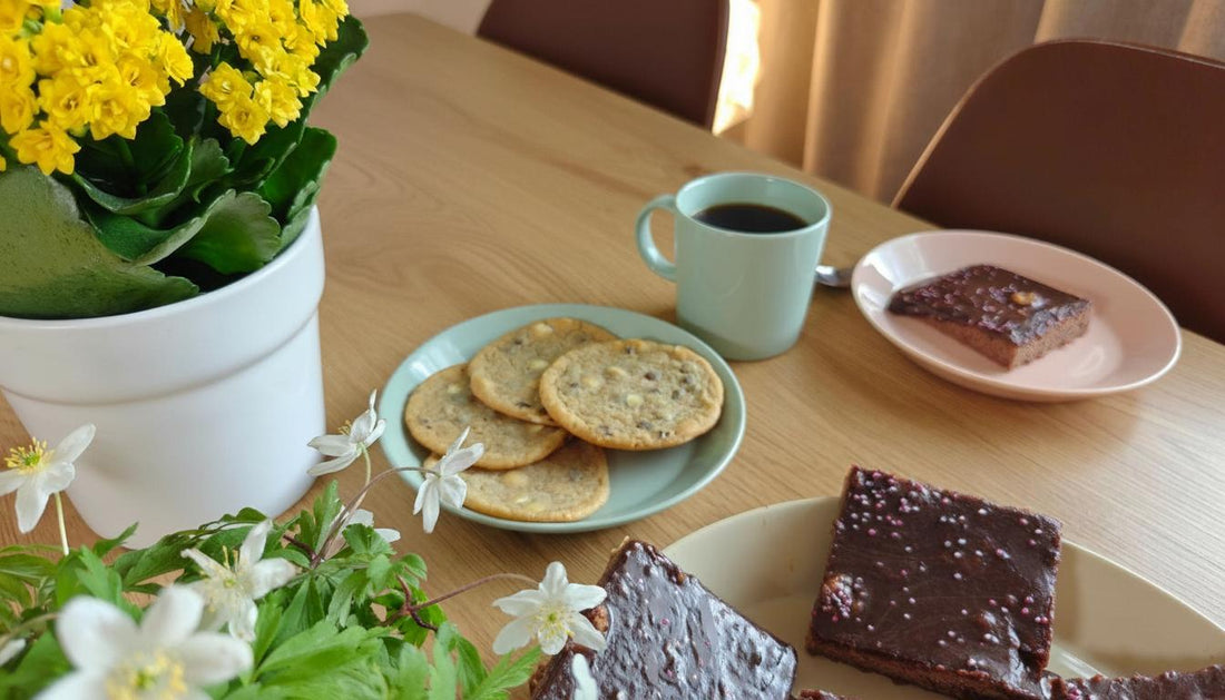 Keksimokkapalat äitienpäivään